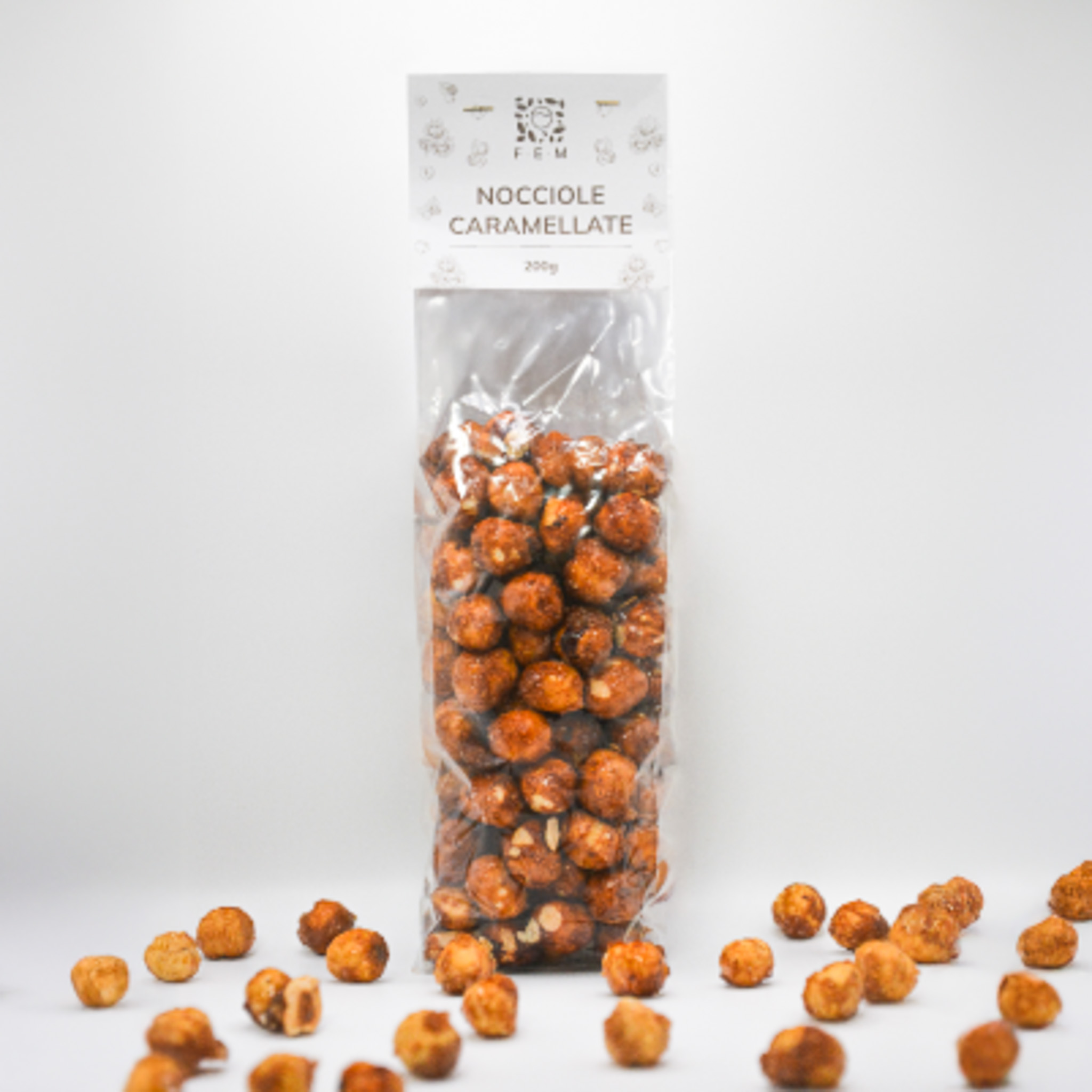 Sacchetto Nocciole Caramellate