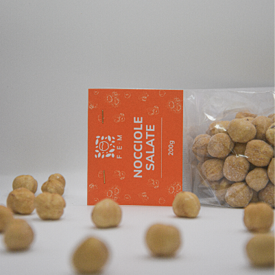 Prodotto Sacchetto Nocciole Salate 200G