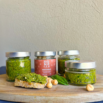 Ricetta Pesto basilico e nocciole tostate